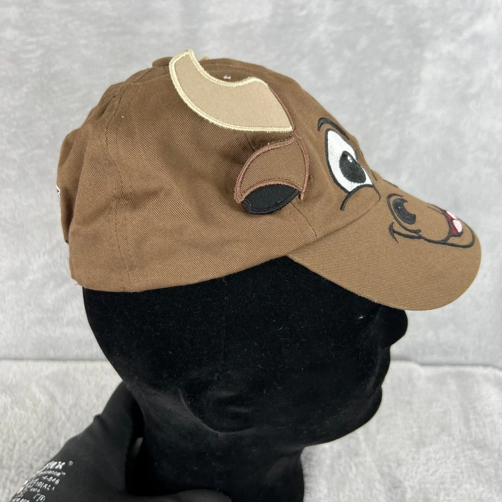 PBR Professional Bull Riders Youth Hat Brown Bull Character Western Rodeo Cap